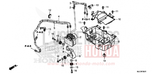 ABS-MODULATOR/ABLAGE (2) CBR650FAH de 2017
